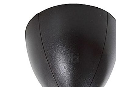 Baldakin 2-delt Ø90 mm, højde 89 mm ABS sort