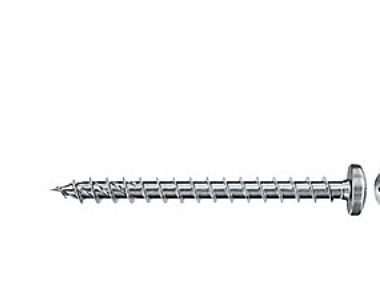 Fischer 670329, Skru, Metall, Tre, Generell nytte, Full tråd, Kuppelhode