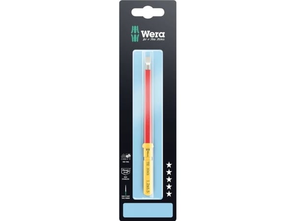 Wera Kraftform Kompakt VDE 3060 i 1,2x6,5x157 mm TIE SB Sähköasentaja Kærv Vaihdettava terä 6,5 mm