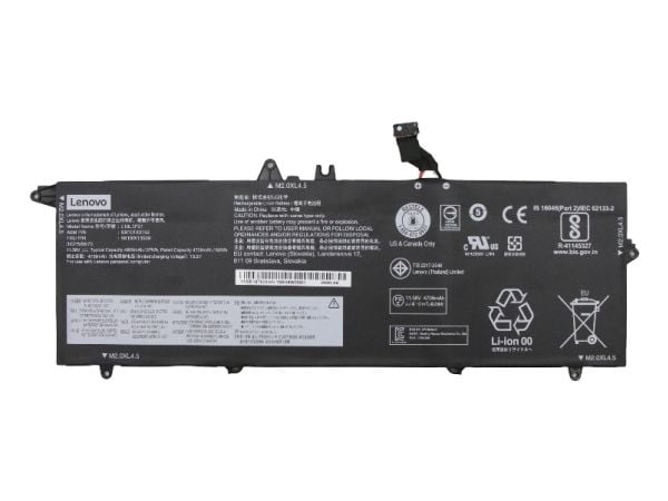 LG Chem L18L3PD1 - Batteri til bærbar PC - litiumion - 3-cellers - 4922 mAh - 57 Wh - FRU - for ThinkPad T14s Gen 1 20T0, 20T1; T490s 20NX, 20NY; T...