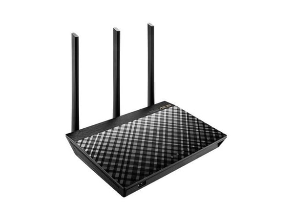 ASUS RT-AC1900U - Trådløs ruter 4-portssvitsj - 1GbE - Wi-Fi 5 - Dobbeltbånd