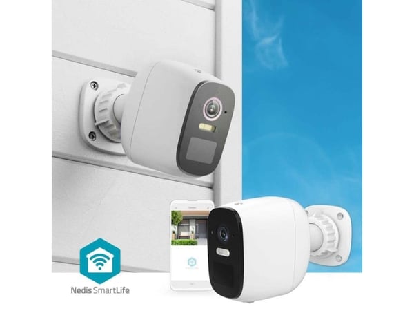 Nedis SmartLife - Nettverksovervåkingskamera - farge (Dag og natt) - trådløs - Wi-Fi