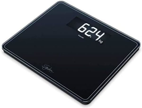 Beurer GS410 musta lasi asteikko SignatureLine