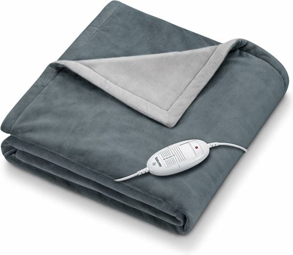 Beurer HD 75 varmepledd darkgrey, 180x130 cm