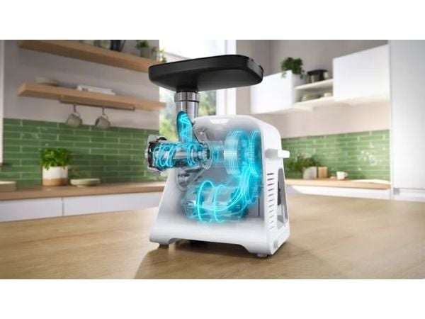 Bosch Serie | 6 MultiPower MFWS607W - Kjøttkvern - 2.1 kW - hvit
