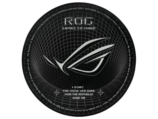ASUS ROG Cosmic Mat II - Gulvmatte for gaming - rund - svart