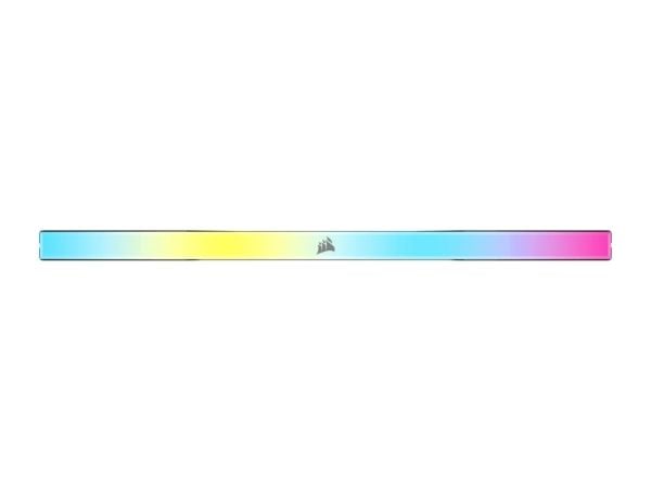 CORSAIR Vengeance RGB - DDR5 - sett - 16 GB: 2 x 8 GB - DIMM 288-pin - 6000 MT/s / PC5-44800 - CL36 - 1.35 V - ikke-bufret - on-die ECC - grå