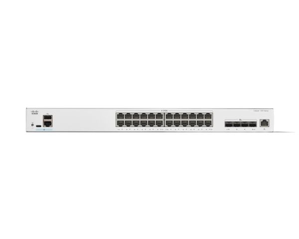 Cisco Catalyst C1300-24XT, Hallittu, L2/L3, Telineasennus