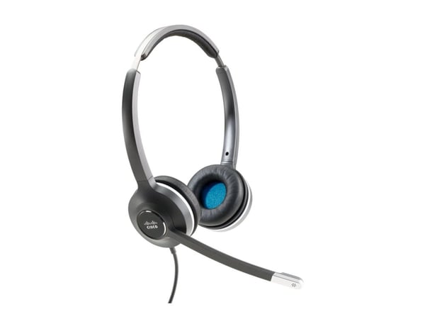 Cisco 532 Wired Dual - Hodesett - on-ear - kablet - for Cisco DX70, DX70 - MSRP, DX80, DX80 (No Radio); IP Phone 8851, 8861, 8865, 8865NR