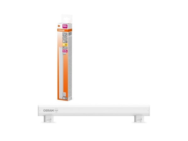 OSRAM LEDinestra - LED-rørs lyspære - mattslipt finish - S14s - 3 W (ekvivalent 27 W) - klasse F - varmt hvitt lys - 2700 K