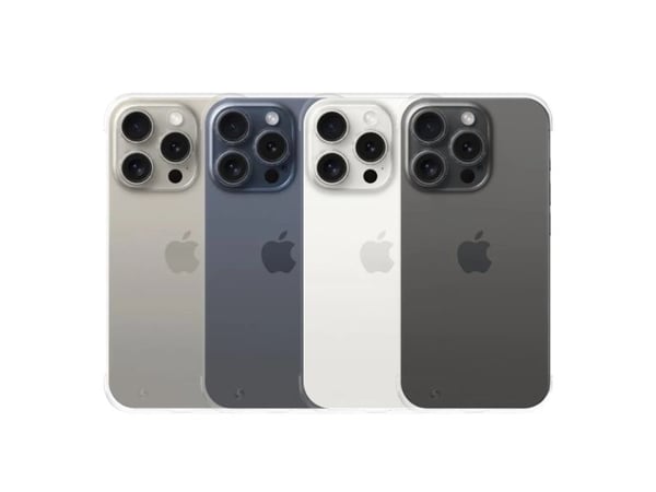 JustMobile PC-1567PSFC, Mobilskal, Apple, iPhone 15 Pro Max, 17 cm (6.7"), Transparent
