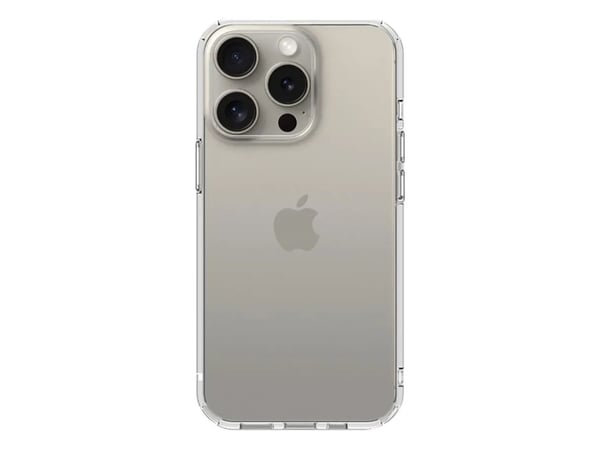 JustMobile PC-1561PCC, Mobilskal, Apple, iPhone 15 Pro, 15,5 cm (6.1"), Transparent