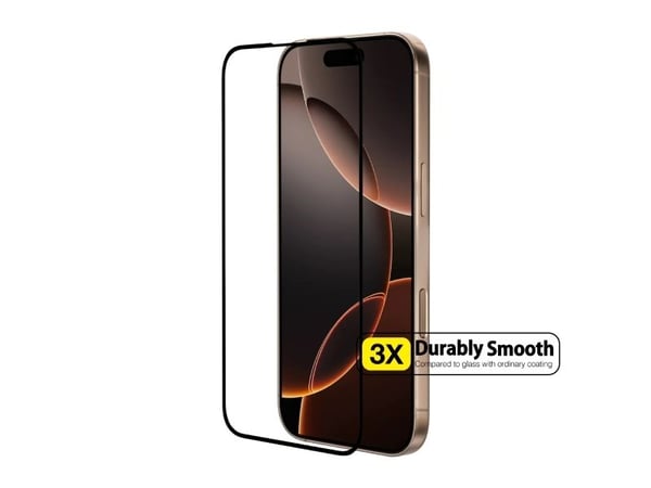 Just Mobile Xkin glassskjermbeskytter til iPhone 16 Pro Max