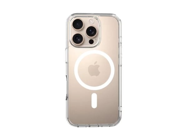 JustMobile PC-1663PCCM, Suojus, Apple, iPhone 16 Pro, 16 cm (6.3"), Läpinäkyvä