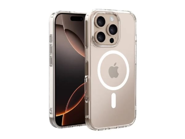 JustMobile PC-1669PCCM, Suojus, Apple, iPhone 16 Pro Max, 17,5 cm (6.9"), Läpinäkyvä