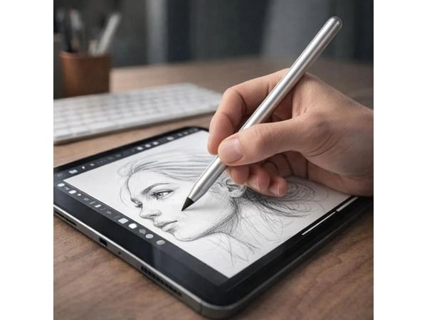 Just Mobile Simply Mobile penna för iPad - silver
