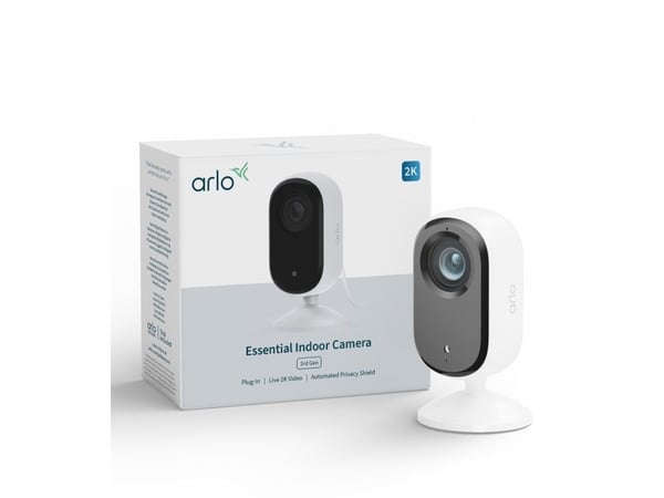 Arlo Essential 3 - Nettverksovervåkingskamera - innendørs - farge (Dag og natt) - 3 MP - 2304 x 1296 - lyd - trådløs - Wi-Fi