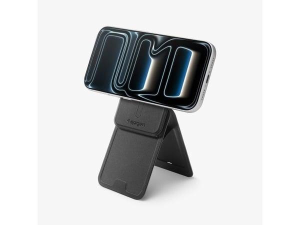 Spigen Slim Fold (Mag Fit) S314-3, Kortholder, Svart, PU lær, Apple, 1 stykker