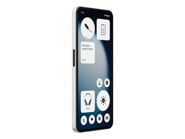 Nothing 3a Lite, 17,2 cm (6.77"), 8 GB, 128 GB, 50 MP, Android 15, Valkoinen