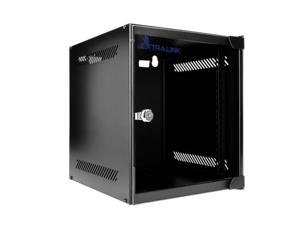Extralink Lite 6U 10" 280X310 Musta | telinekaappi | seinäasennus