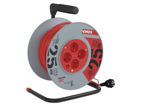 Emos P194252, 4 AC-pistorasia(a), Tyyppi F, 230 V, 4,8 A, 2300 W, 10 A
