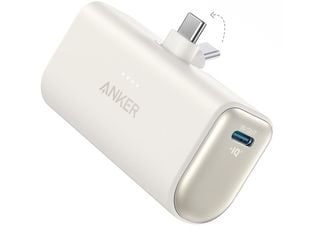 Anker Nano - Powerbank - 5000 mAh - 22,5 watt - 3 A (24-polet USB-C) - Svart stein