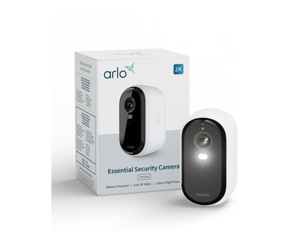 Arlo Essential 3 - Nettverksovervåkingskamera - innendørs - farge (Dag og natt) - 4 MP - 2560 x 1440 - lyd - trådløs - Wi-Fi - Bluetooth