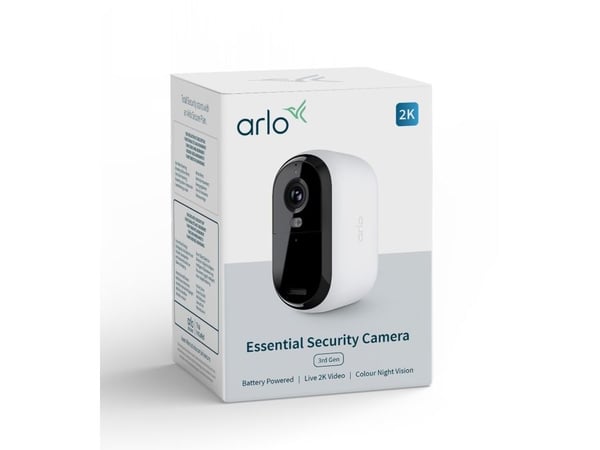 Arlo Essential 3 - Nettverksovervåkingskamera - innendørs - farge (Dag og natt) - 4 MP - 2560 x 1440 - lyd - trådløs - Wi-Fi - Bluetooth