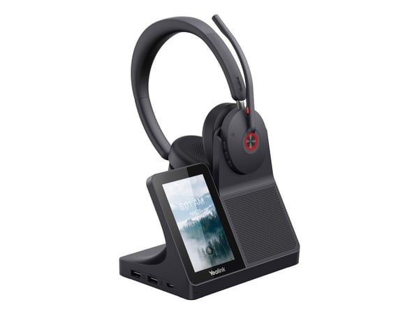 Yealink WH68 Workstation - Hodesett - on-ear - DECT / Bluetooth - trådløs - aktiv støydemping - UC-sertifisert