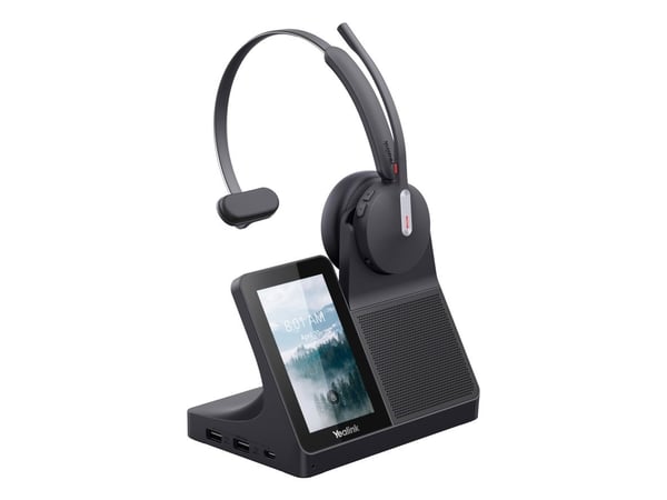 Yealink WH64 Mono, Trådløs, 20 - 20000 Hz, Kontor/Callcenter, Headset, Sort