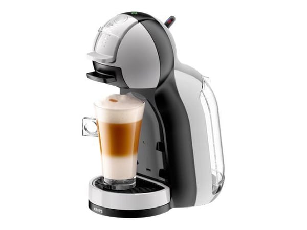 Krups Mini Me KP123, Kapsel kaffemaskine, 0,8 L, Kaffekapsel, 1500 W, Sort, Rustfrit stål