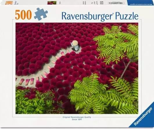 Ravensburger Ein Meer aus Rot, 500 stykker, Kunst, 12 år