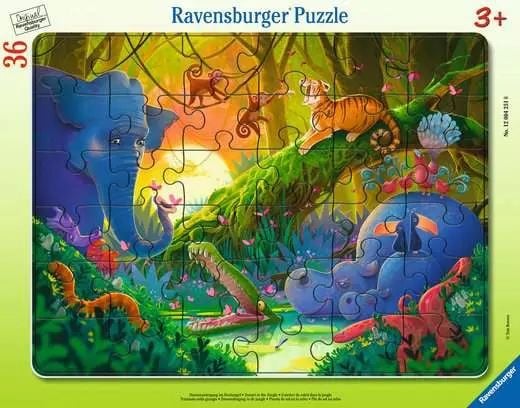 Ravensburger Dėlionė 36 vnt - Džiunglės