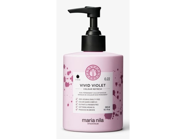 Maria Nila Soft Nourishing Mask Without Permanent Color Pigments Vivid Violet