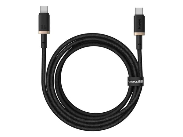 Baseus Dura Typ C till Typ C 100 W snabbladdningskabel 2 m svart, guld (P10377803U01-02)