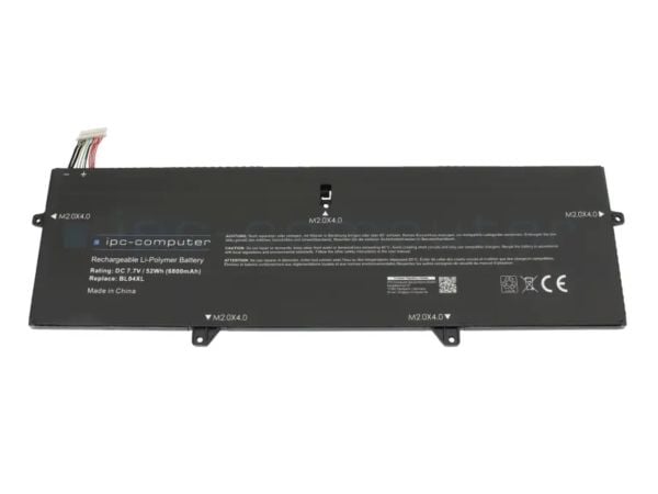HP - Batteri til bærbar PC - 1 x batteri - litiumion - 4-cellers - 3750 mAh - 56 Wh - for EliteBook x360 1040 G5 Notebook