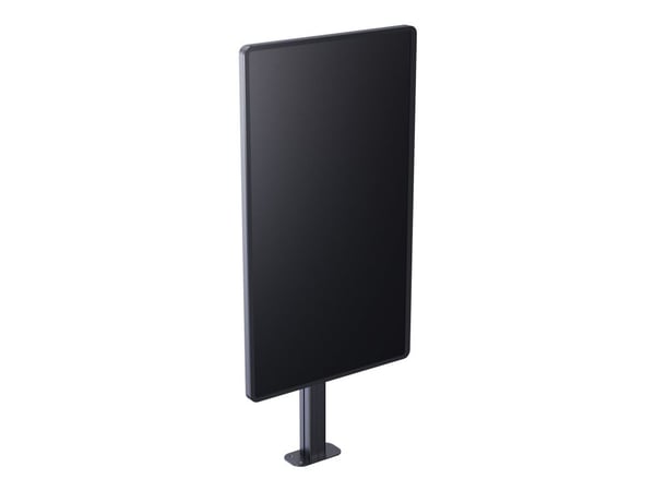 Vision - Stativ - fast - for digital skilt display - stål, aluminium - svart - skjermstørrelse: 55"-85" - monteringsgrensesnitt: inntil 600 x 400 m...