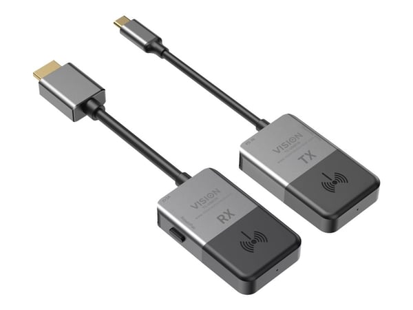 VISION - Sender og mottaker - trådløs video/lyd-utvider - HDMI, Wi-Fi 5