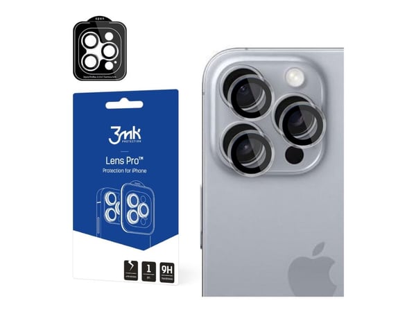 3mk Lens Protection Pro - Linsebeskytter for mobiltelefon - gjennomsiktig - for Apple iPhone 16 Pro