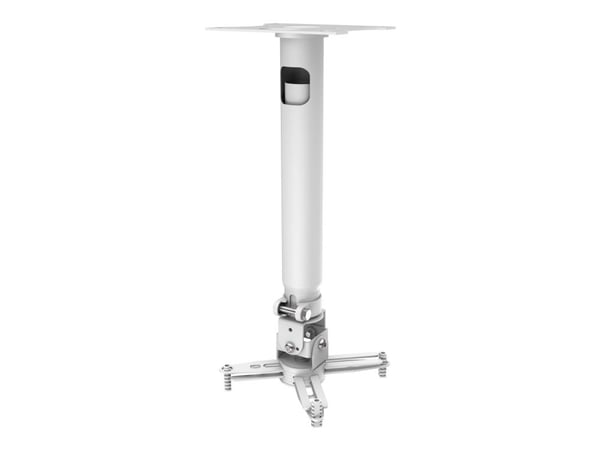Vision Techmount TM-TELE - Monteringssæt (til loftmontering, teleskoprod) - for projektor - satin hvit - loftsmonterbar