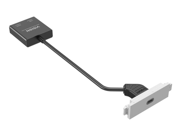 Vision TC3 USBC, USB C, USB 3.2 Gen 1 (3.1 Gen 1), Valkoinen, Polykarbonaatti (PC), 0,2 m, 21 mm