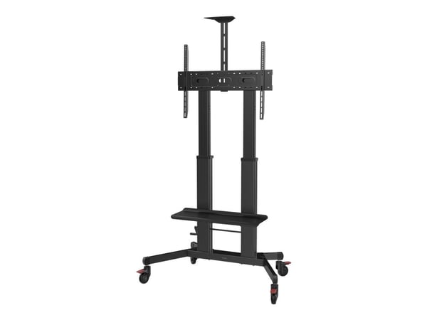 Vision X-Series VFM-F27 - Vogn - høydejusterbar - for LCD-skjerm - stål, aluminium - matt svart - skjermstørrelse: 55"-100"
