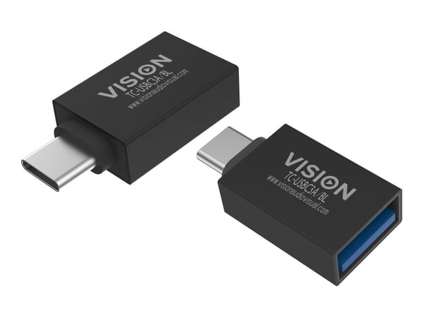 Vision Professional - USB-adapter - USB-C (hann) til USB-type A (hunn) - USB 3.0 - svart