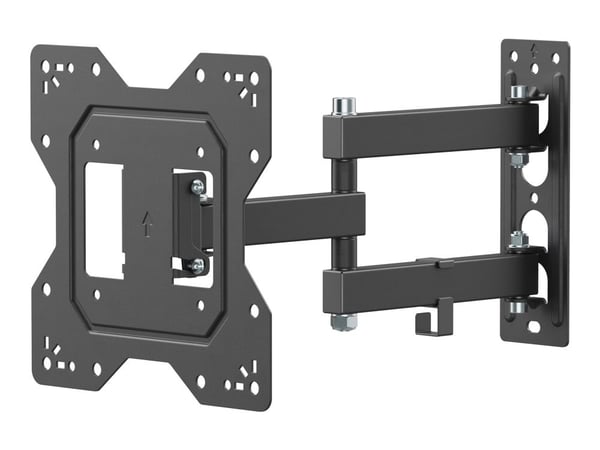 Vision VFM-WA2X2/3 - Monteringssett (veggplate, VESA-adapter, leddarm) - justerbar arm - for LCD-skjerm - kaldvalset stål - svart - skjermstørrelse... Vision VFM-WA2X2/3 - Monteringssett (veggplate, VESA-adapter, leddarm) - justerbar arm - for LCD-skjerm - kaldvalset stål - svart - skjermstørrelse...