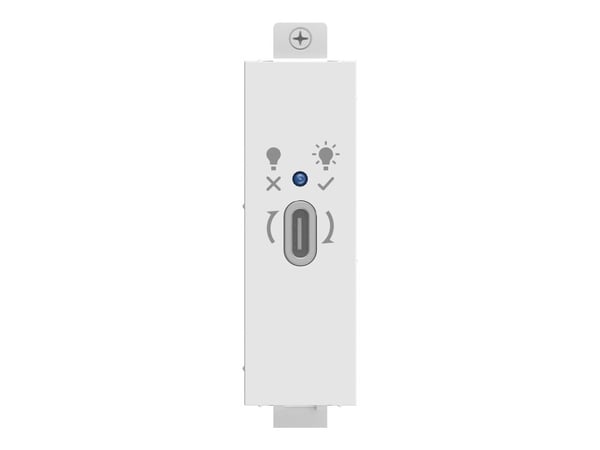 VISION TechConnect 3 - Modulkontaktplatta med insnäppsfästen - USB Typ C - vit