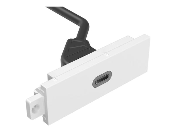 Vision TC3 USBC, USB C, USB 3.2 Gen 1 (3.1 Gen 1), Valkoinen, Polykarbonaatti (PC), 0,2 m, 21 mm