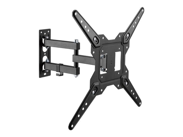 Vision VFM-WA4X4/3 - Monteringssats (väggfäste) - dubbelledad - för LCD-display - kallvalsat stål - svart - skärmstorlek: 37"-60"