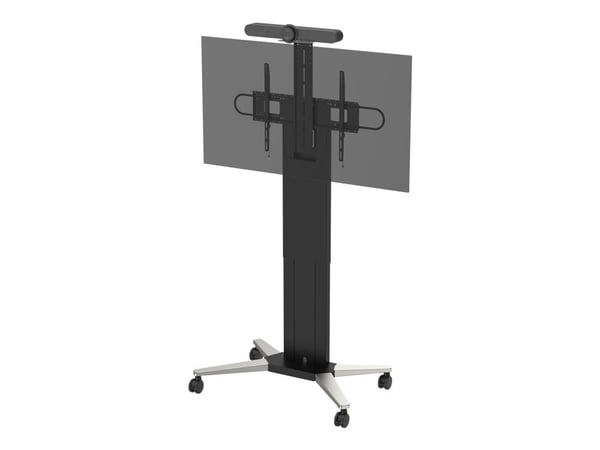Vision VFM-WVC/2 - Monteringskomponent (hylle) - for videokonferansekamera - kaldvalset stål - svart - skjermstørrelse: 50"-86" - veggmonterbar