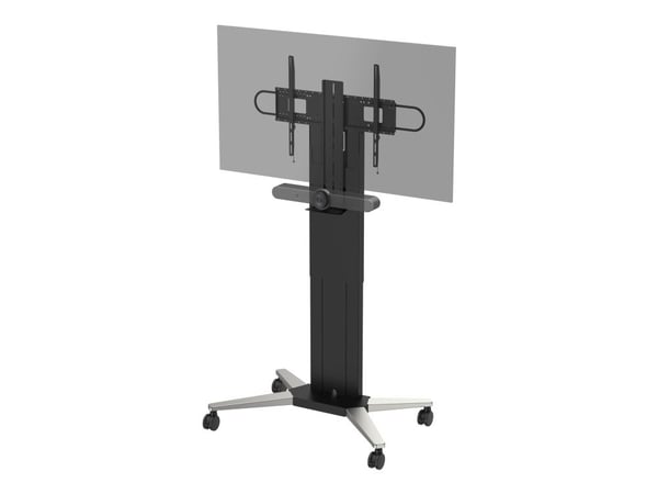 Vision VFM-WVC/2 - Monteringskomponent (hylle) - for videokonferansekamera - kaldvalset stål - svart - skjermstørrelse: 50"-86" - veggmonterbar