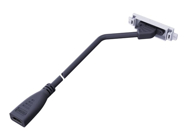 VISION TechConnect 3 Active Booster Module - modulaarinen laitekorttipakkaus, jossa on sisäänrakennettavat liitännät ja kaapelit - HDMI - valkoinen...